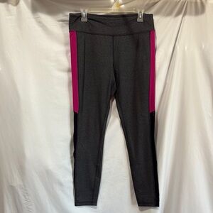 Joe Fresh Charcoal Magenta Leggings